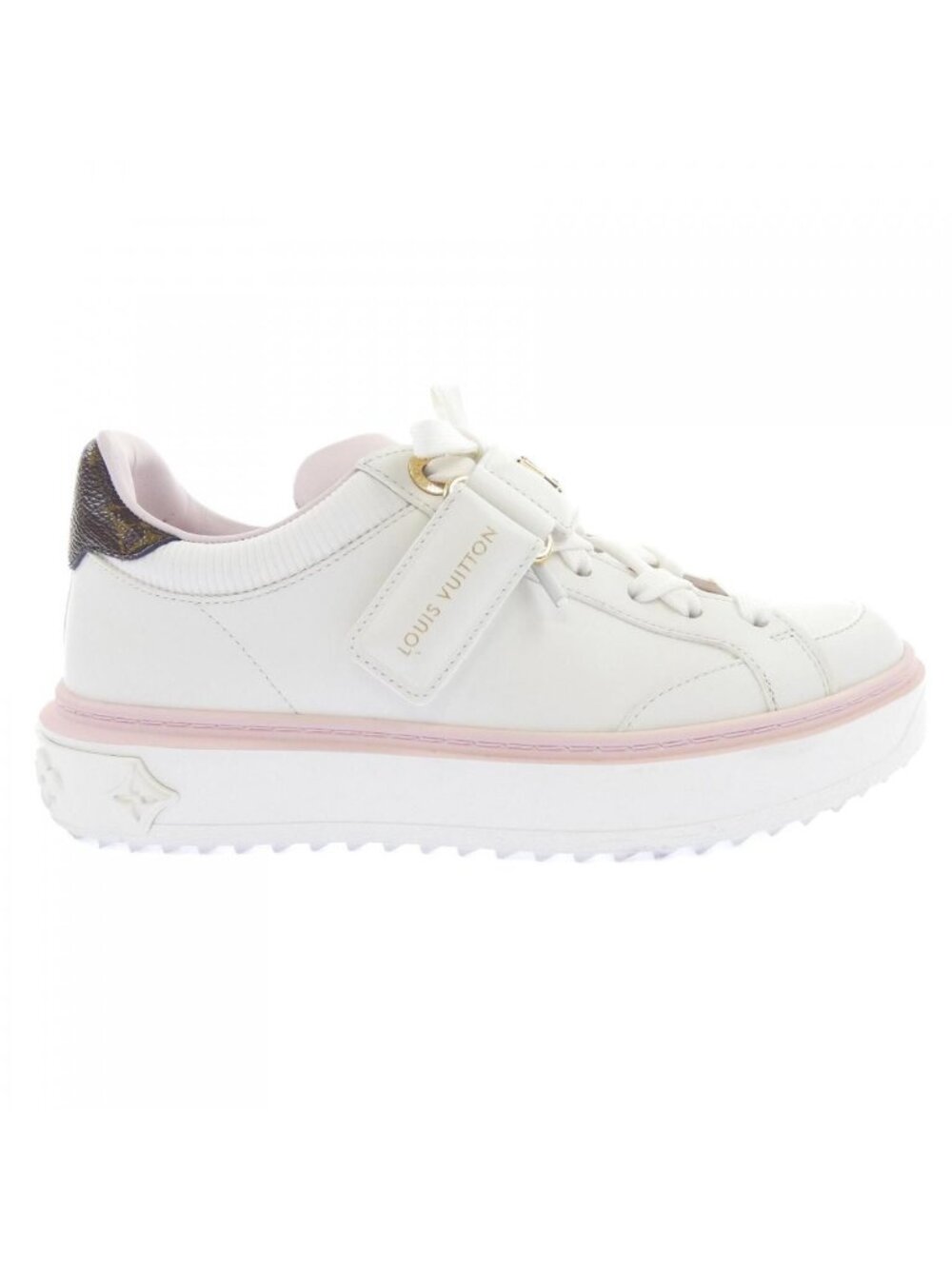 Louis Vuitton Velcro Strap Time Out Line Sneakers